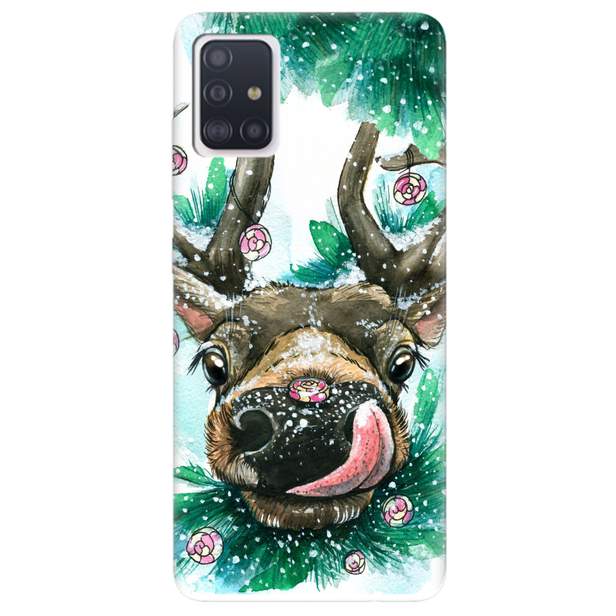 Чехол для Samsung Galaxy A51 Сute deer - фото 1 - Чехлы для телефонов